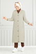 V Collared Linen Cap 1839LNA1042-M The Stone - Thumbnail