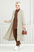 V Collared Linen Cap 1839LNA1042-M The Stone - Thumbnail