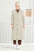 V Collared Linen Cap 1839LNA1042-M The Stone - Thumbnail