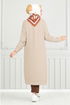 V Collared Linen Cap 1839LNA1042-M The Stone - Thumbnail