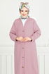 V Halsband Flachs Kap 1839LNA1042-M Offen Rose Kurusu - Thumbnail