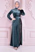 Velours Robe Anthracite ASM2525 - Thumbnail