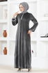 Velours Robe LM2635 Anthracite - Thumbnail