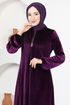 Velours Robe LM2635 Demoiselle - Thumbnail