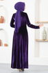 Velours Robe LM2653 Demoiselle - Thumbnail