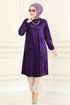 Velours Tunique LM 2059 Violet - Thumbnail