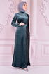 Velvet Dress Anthracite ASM2525 - Thumbnail