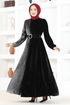 Velvet Dress ASM2650 Black - Thumbnail