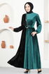 Velvet Dress ASM2650 Emerald - Thumbnail