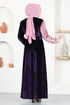 Velvet Dress ASM2650 Purple - Thumbnail