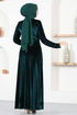 Velvet Dress ASM2653 Emerald - Thumbnail