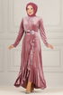 Velvet Evening dress ASM2634 Rose Kurusu - Thumbnail