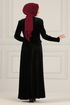 Velvet Evening dress ASM2640 Black - Thumbnail