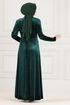 Velvet Evening dress ASM2640 Emerald - Thumbnail