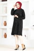 Velvet Tunic MSL12057 Black - Thumbnail