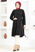 Velvet Tunic MSL12057 Black - Thumbnail