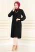 Velvet Tunic MSL2059 Black - Thumbnail