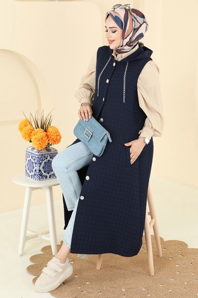 T.R.T. - Vest 1979TRT545-MS Navy Blue - 403472