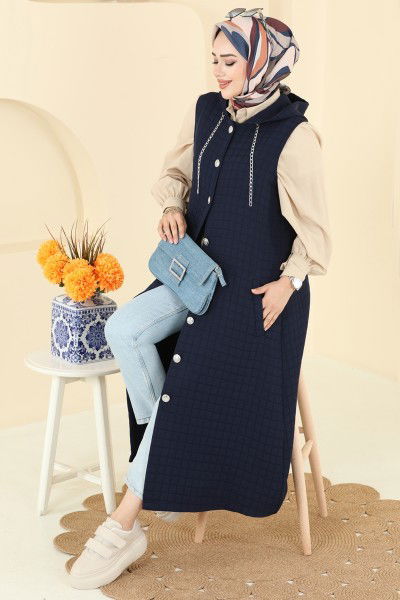 T.R.T. - سترة كحلي 1979TRT545-MS