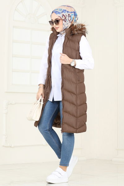 A.L. - Vest 3030AL357-MS Brown - 401924