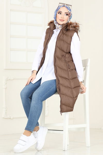 A.L. - Vest 3030AL357-MS Brown - 401925