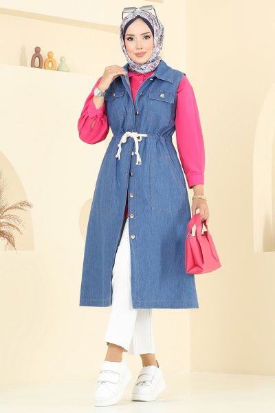 P.L.K. - Vest 9156PLK541-MS Light Denim