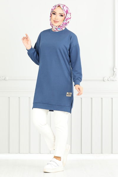 MRV E.T.T. - Well Lacquered Tunic 20455ETT902-M Indigo