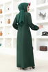 With Necklace Dress ASM2676 Emerald - Thumbnail