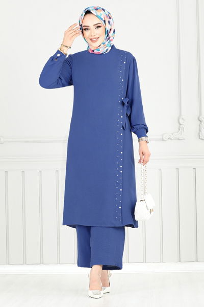 MRV P.L. - Yandan Bağcıklı Aerobin Takım 9145PL940-M Koyu İndigo - 356492