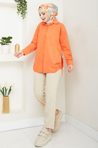 MRV E.V.O. - Yandan Bağcıklı Tunik 406EVO1065-M Açık Oranj