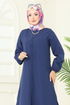 Yandan Yırtmaçlı Terikoton Tunik 4109PM271-MS Laci - Thumbnail