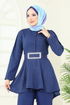 Yarım Düğmeli Sofia Takım 3118HBS856-MS Laci - Thumbnail