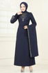 Yelekli Abiye Elbise Takım ASM2758-MS Laci - Thumbnail