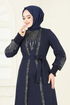 Yelekli Abiye Elbise Takım ASM2758-MS Laci - Thumbnail