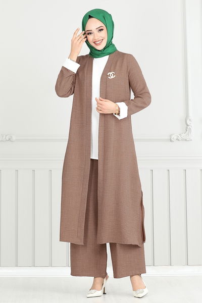 MRV L.N.A. - Yırtmaçlı Üçlü Takım 1774LNA1042-M Koyu Vizyon
