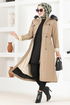 Zippered Coat Mink EMO7015 - Thumbnail