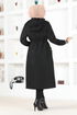 Zippered Coat MSL7004 Black - Thumbnail