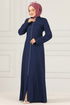 Zippered Ferace MPD12564 Navy blue - Thumbnail