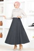 Zippered Skirt MSL8170 Anthracite - Thumbnail